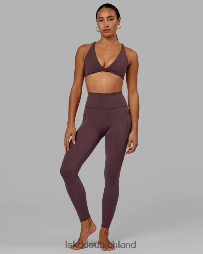Frauen LSKD Rep-Tight in voller Länge – Pflaume Bekleidung VD2NLV677