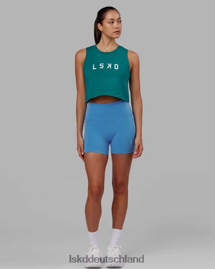 Frauen LSKD Agiles Flxcotton-Tanktop – Deep-Lake Bekleidung VD2NLV157