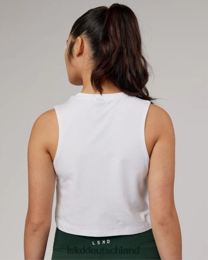 Frauen LSKD Agiles Flxcotton-Tanktop – weiß-pineneedle Bekleidung VD2NLV180
