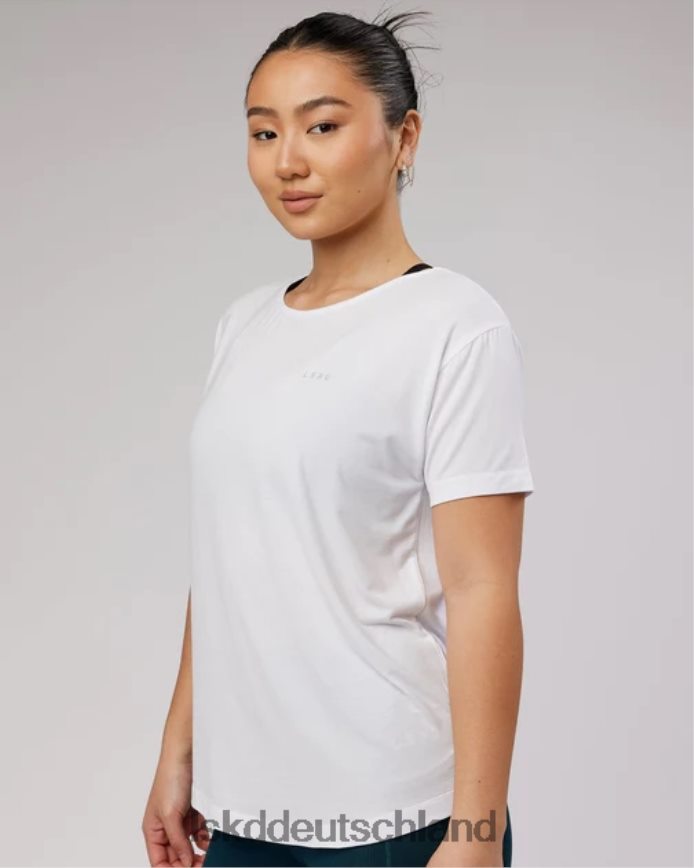 Frauen LSKD Air Slouch T-Shirt – weiß Bekleidung VD2NLV325