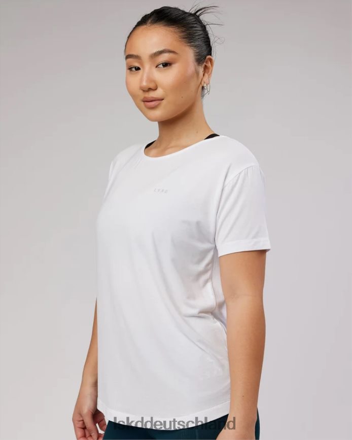 Frauen LSKD Air Slouch T-Shirt – weiß Bekleidung VD2NLV325
