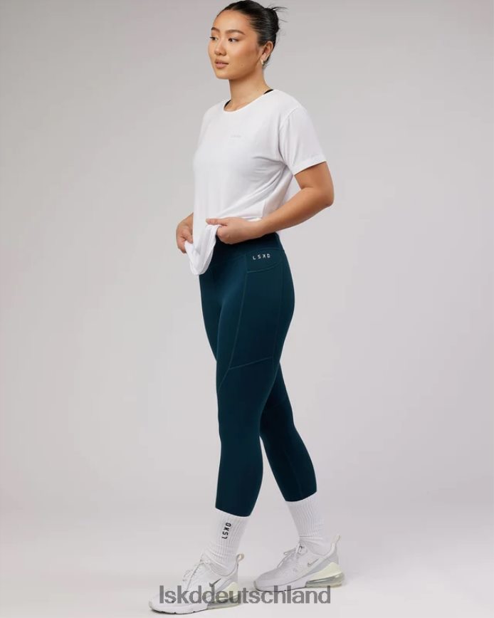 Frauen LSKD Air Slouch T-Shirt – weiß Bekleidung VD2NLV325