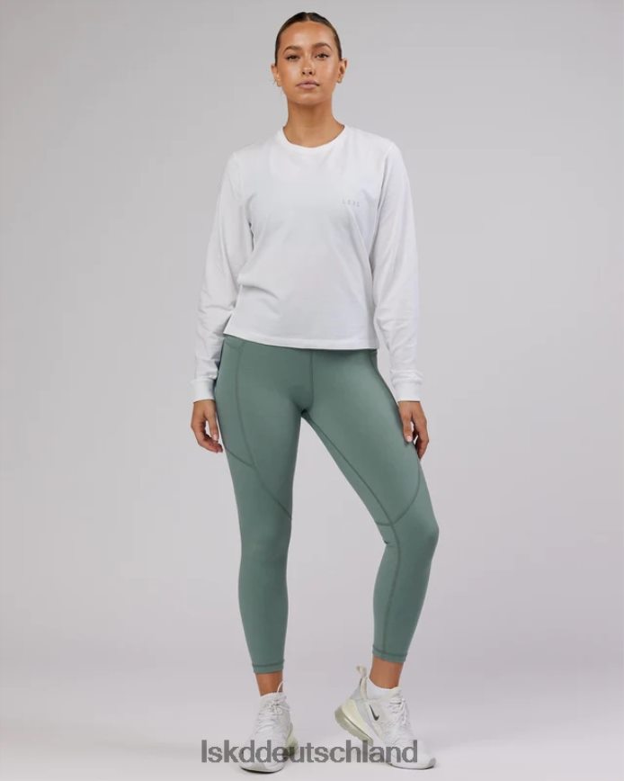 Frauen LSKD Deluxe Pimaflx LS-T-Shirt – weiß Bekleidung VD2NLV291