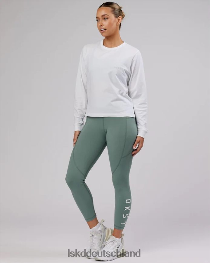 Frauen LSKD Deluxe Pimaflx LS-T-Shirt – weiß Bekleidung VD2NLV291