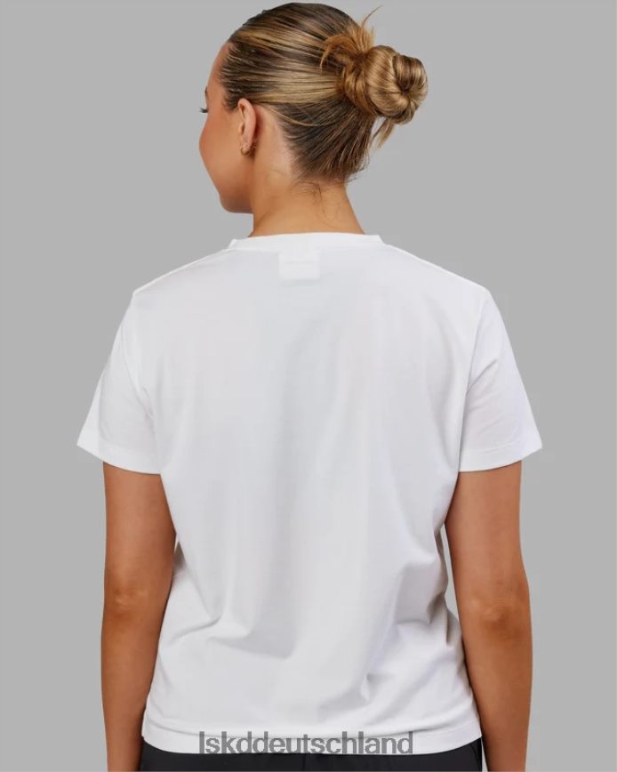 Frauen LSKD Deluxe-Pimaflx-T-Shirt – weiß Bekleidung VD2NLV290