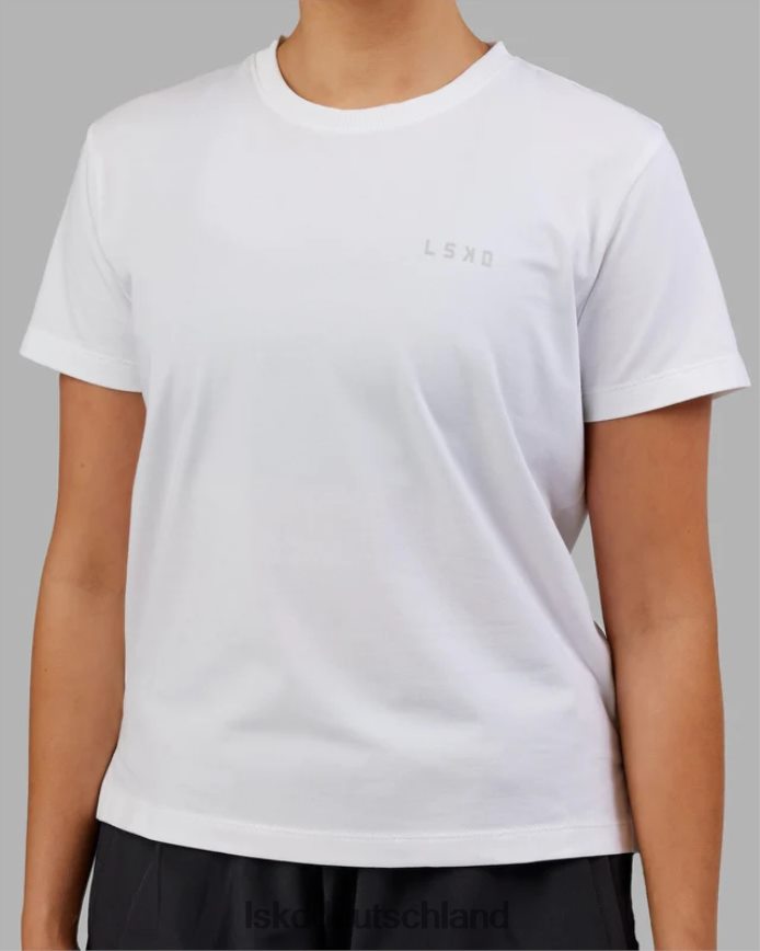 Frauen LSKD Deluxe-Pimaflx-T-Shirt – weiß Bekleidung VD2NLV290