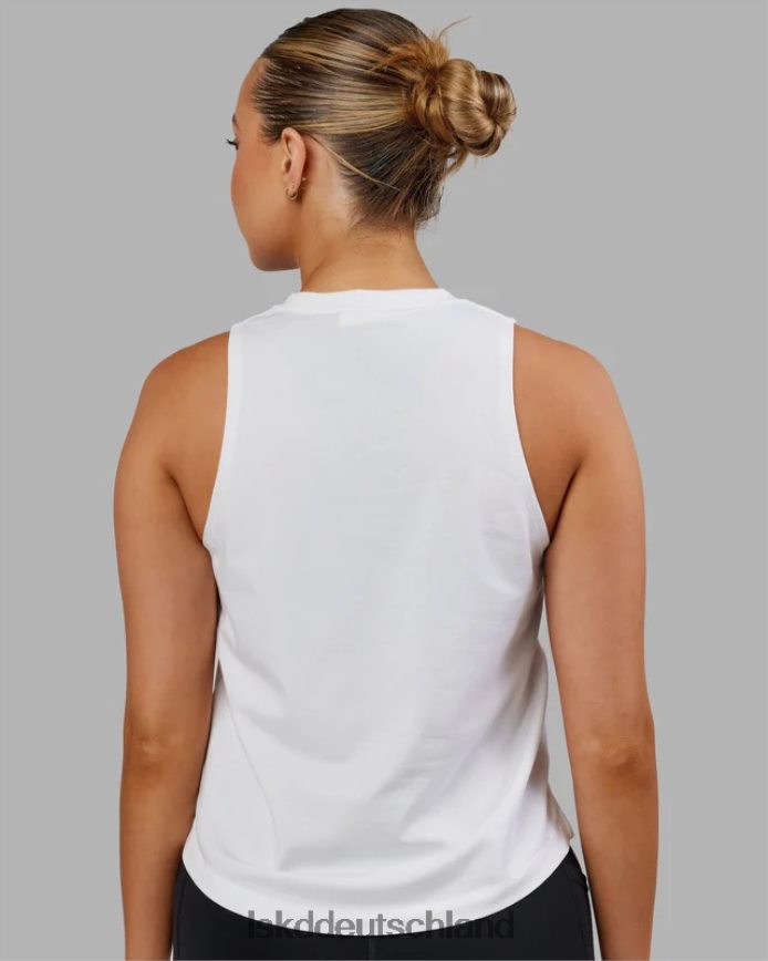 Frauen LSKD Deluxe-Pimaflx-Tanktop – weiß Bekleidung VD2NLV177