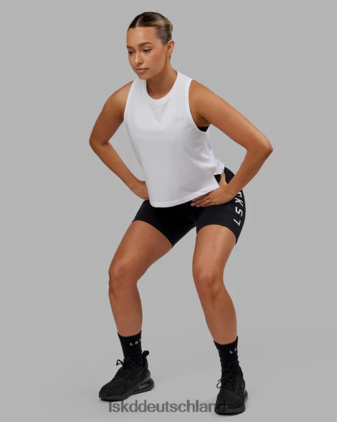 Frauen LSKD Deluxe-Pimaflx-Tanktop – weiß Bekleidung VD2NLV177