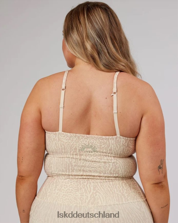 Frauen LSKD Entschlossenes Sport-Tanktop mit Rise-Aufdruck Bekleidung VD2NLV215