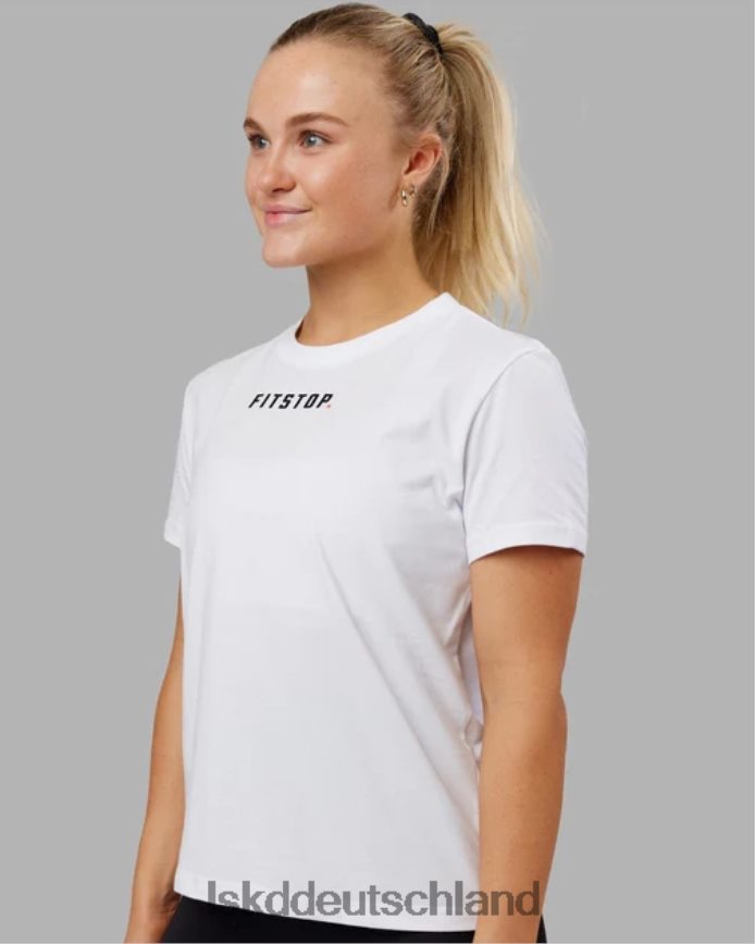 Frauen LSKD Fitstop Fast Tee – weiß Bekleidung VD2NLV263