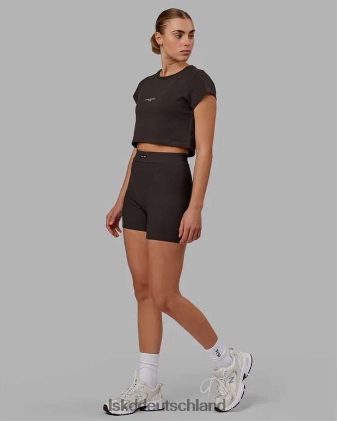 Frauen LSKD Frontrunner-Baby-T-Shirt – dunkles Walnussholz Bekleidung VD2NLV223