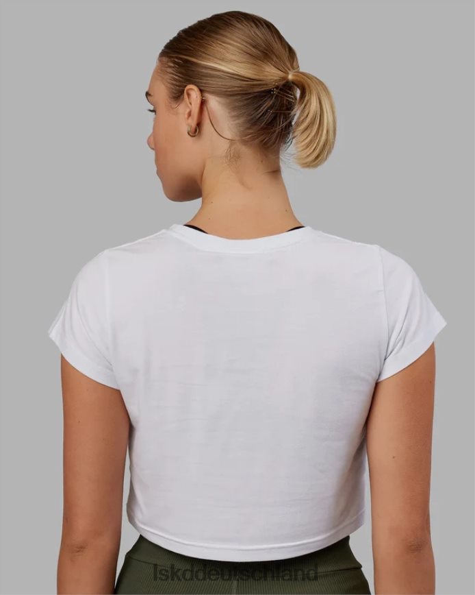 Frauen LSKD Frontrunner-Baby-T-Shirt – weiß Bekleidung VD2NLV221