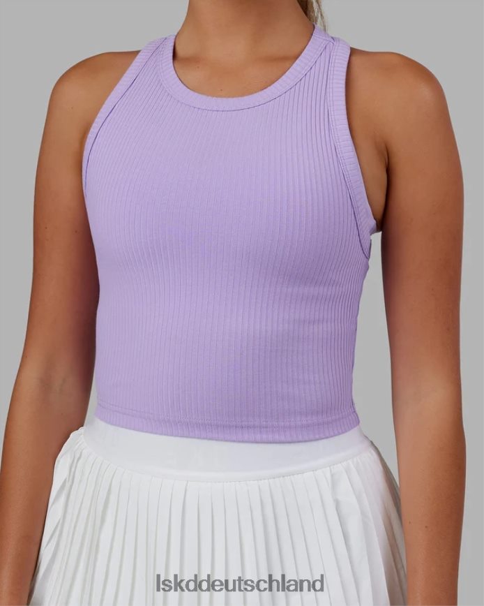 Frauen LSKD Geripptes Squad-Tanktop – blasses Flieder Bekleidung VD2NLV137