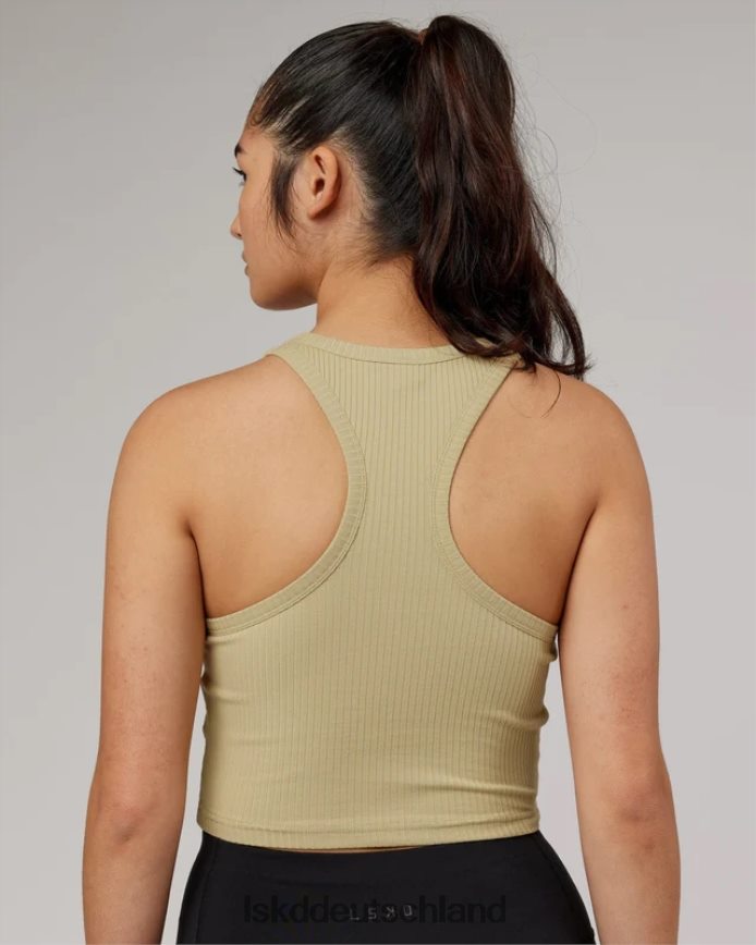 Frauen LSKD Geripptes Squad-Tanktop – helles Khaki Bekleidung VD2NLV196