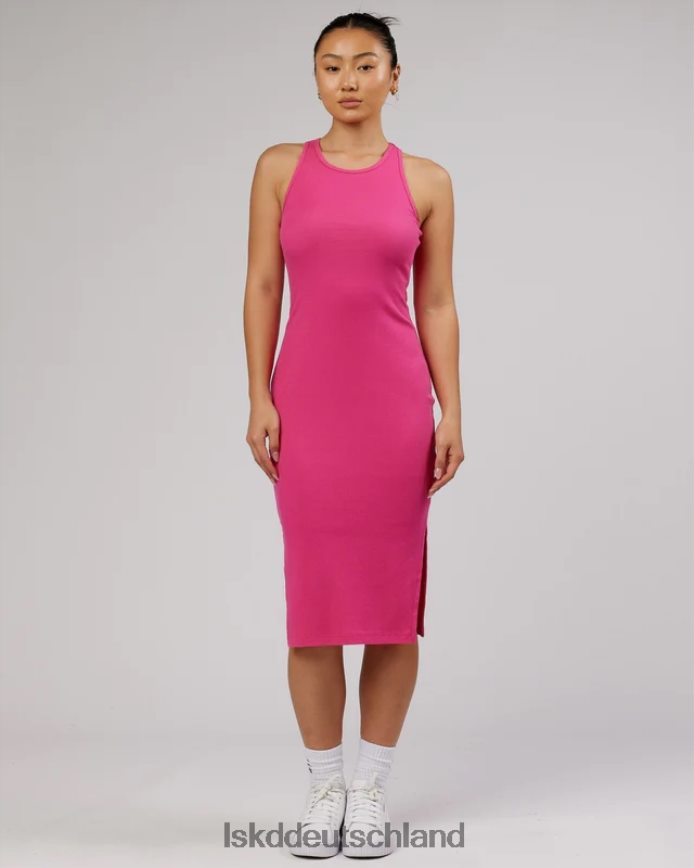 Frauen LSKD Geripptes Tankkleid „ella“ – Magenta Bekleidung VD2NLV500