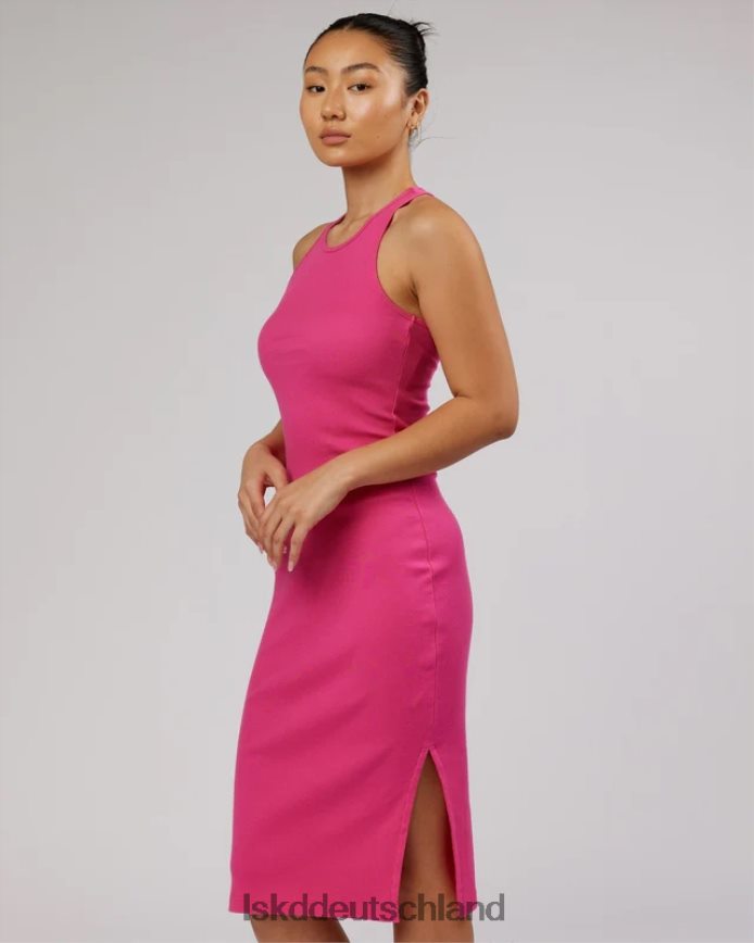 Frauen LSKD Geripptes Tankkleid „ella“ – Magenta Bekleidung VD2NLV500