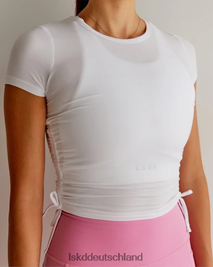 Frauen LSKD Kick-on-Kurz-T-Shirt – weiß Bekleidung VD2NLV266
