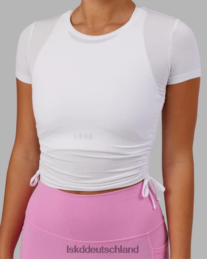 Frauen LSKD Kick-on-Kurz-T-Shirt – weiß Bekleidung VD2NLV266