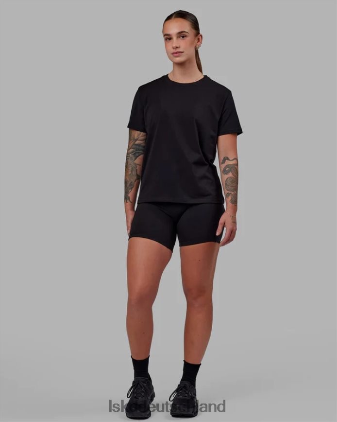 Frauen LSKD Love the Run FLXCotton T-Shirt – schwarz-weiß Bekleidung VD2NLV287