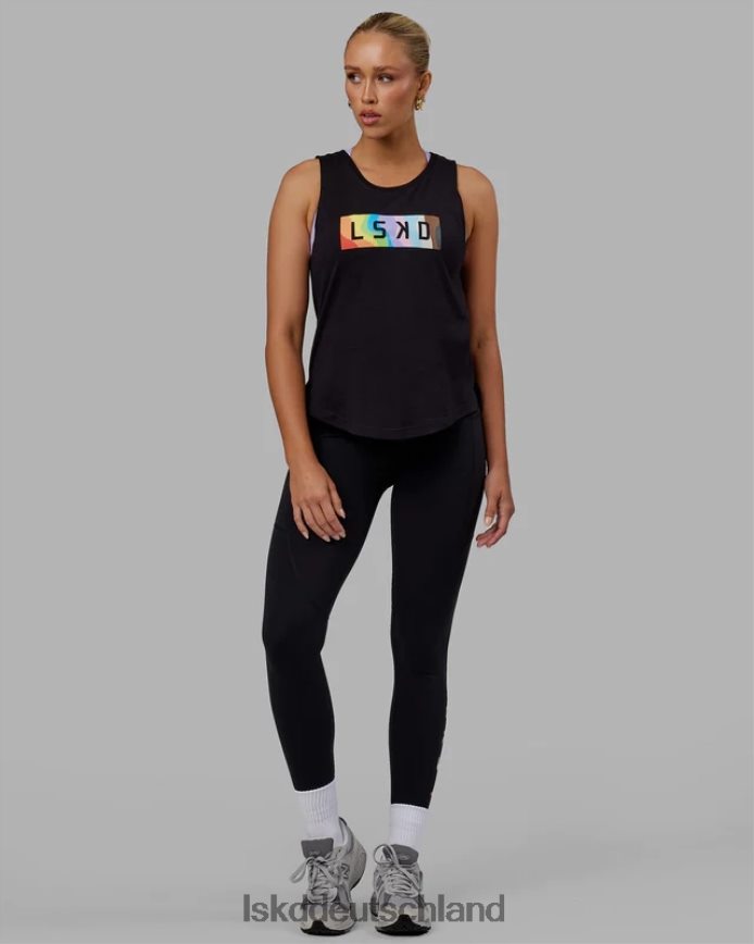 Frauen LSKD Luna-Tank – Pride-Schwarz Bekleidung VD2NLV140
