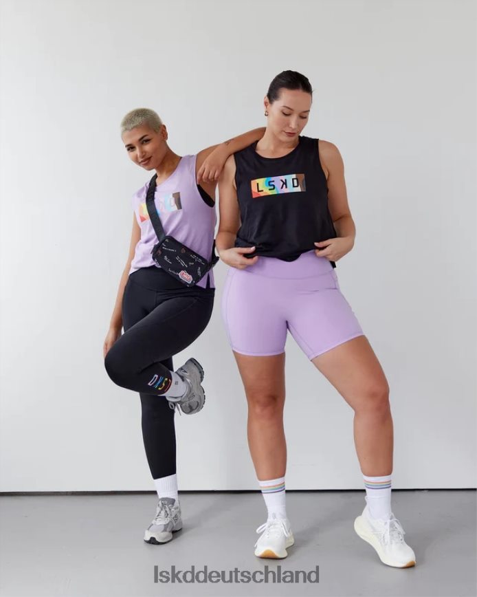 Frauen LSKD Luna-Tank – Pride-Schwarz Bekleidung VD2NLV140