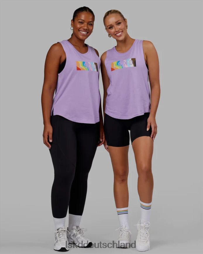 Frauen LSKD Luna Tank – Pride-blasses Flieder Bekleidung VD2NLV136