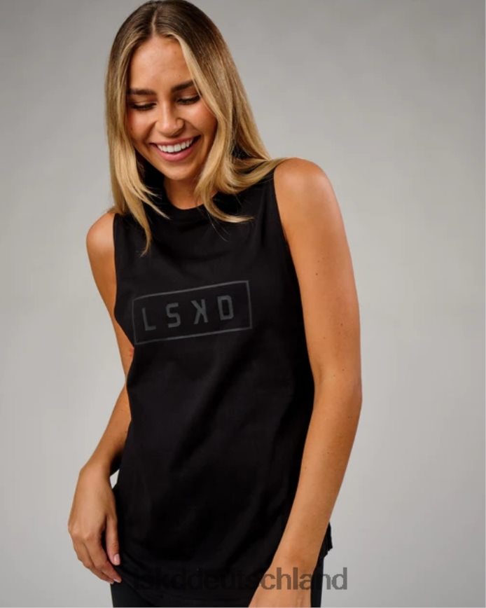 Frauen LSKD Luna Tank - schwarz-schwarz Bekleidung VD2NLV173