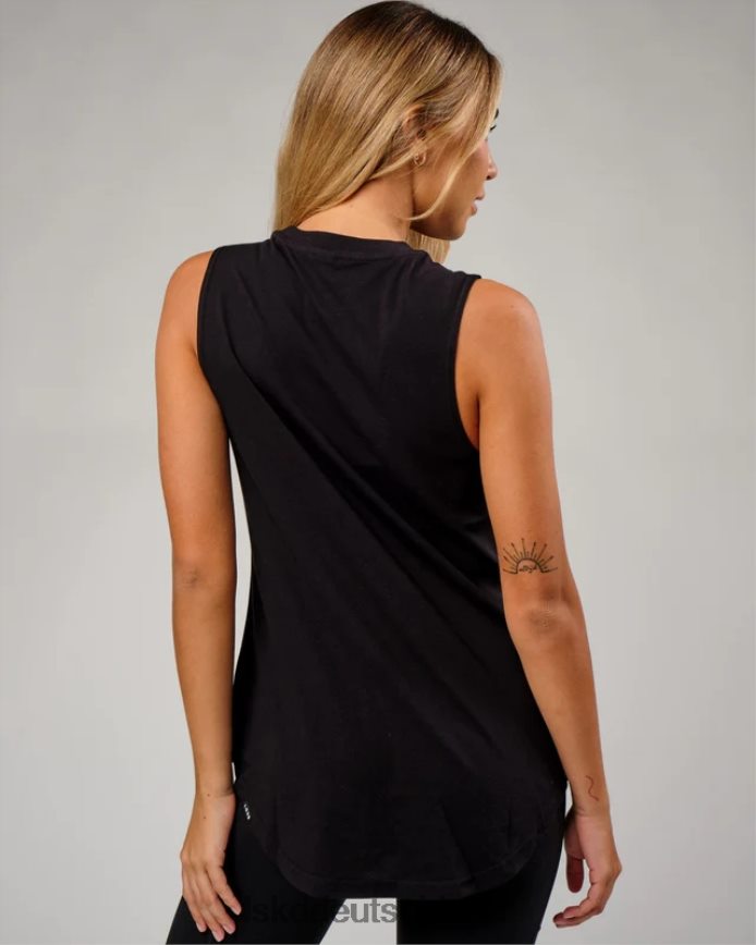 Frauen LSKD Luna Tank - schwarz-schwarz Bekleidung VD2NLV173