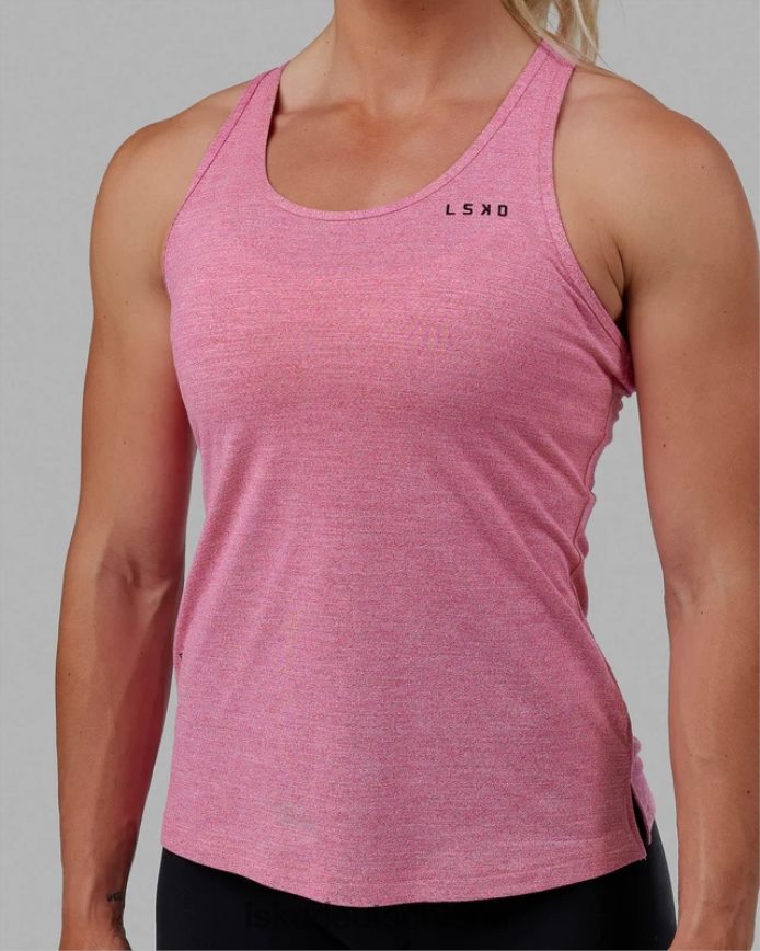Frauen LSKD Perform Vapourflx Tank – Magenta Mergel Bekleidung VD2NLV162