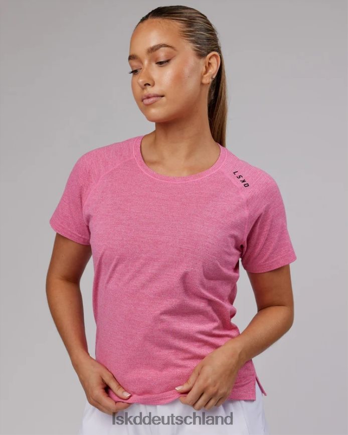 Frauen LSKD Perform Vapourflx Tee – Magenta Mergel Bekleidung VD2NLV327