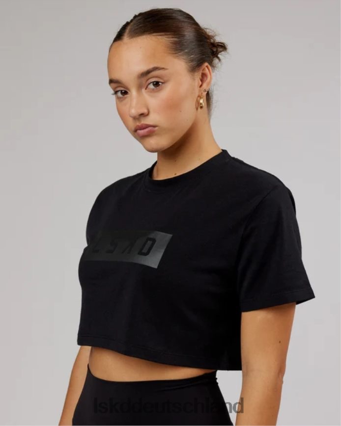 Frauen LSKD Rapid Flxdry kurzes T-Shirt – schwarz Bekleidung VD2NLV302