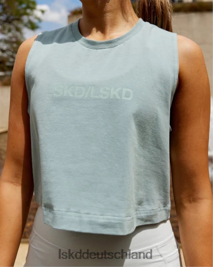 Frauen LSKD Speedway flxcotton kurzes Tanktop – Frost Bekleidung VD2NLV194