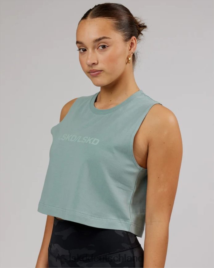Frauen LSKD Speedway flxcotton kurzes Tanktop – Frost Bekleidung VD2NLV194
