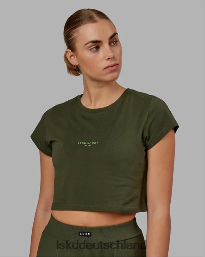 Frauen LSKD Spitzenreiter-Baby-T-Shirt - Waldnacht Bekleidung VD2NLV222