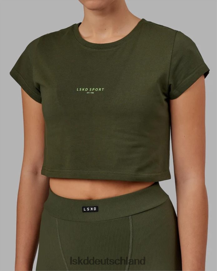 Frauen LSKD Spitzenreiter-Baby-T-Shirt - Waldnacht Bekleidung VD2NLV222