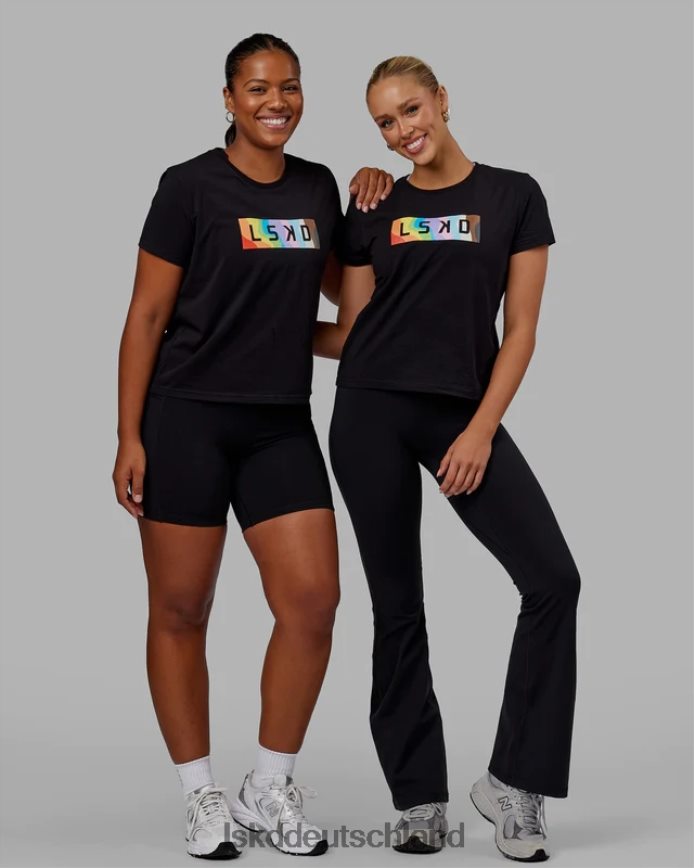 Frauen LSKD Together T-Shirt – Pride-Schwarz Bekleidung VD2NLV271