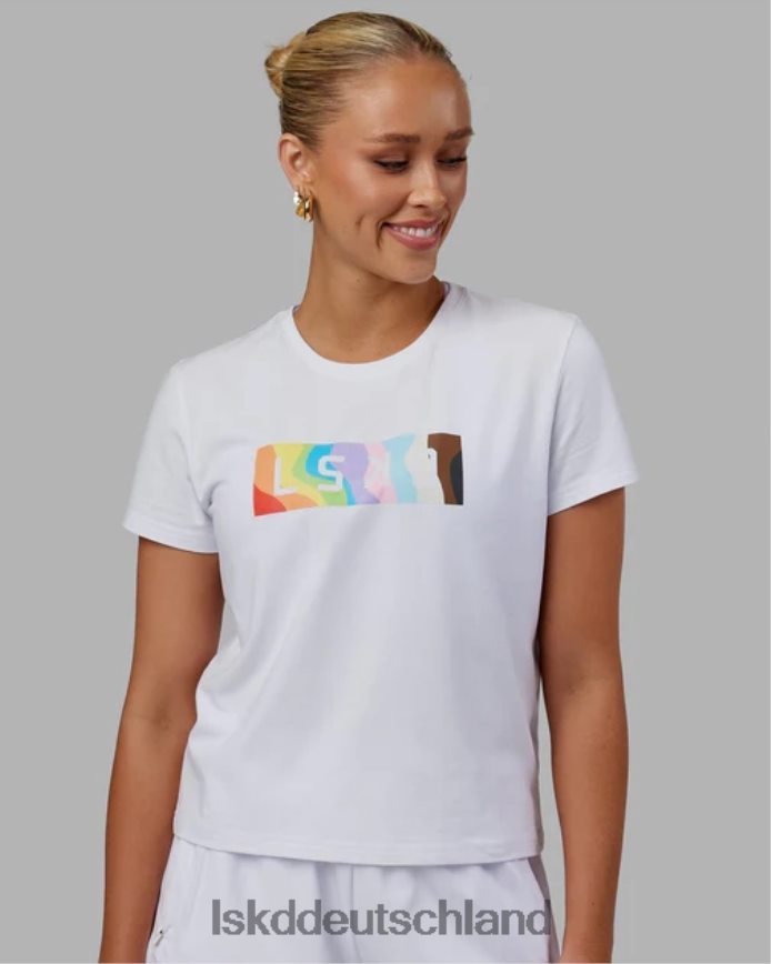 Frauen LSKD Together T-Shirt – Pride-Weiß Bekleidung VD2NLV251