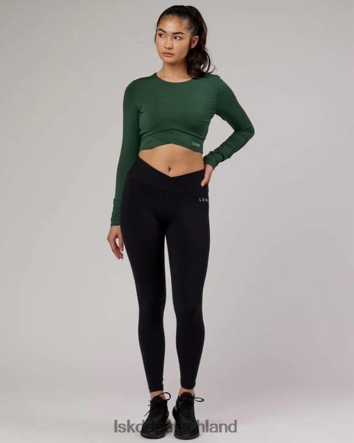 Frauen LSKD eingewickeltes LS-T-Shirt - Pineneedle Bekleidung VD2NLV333