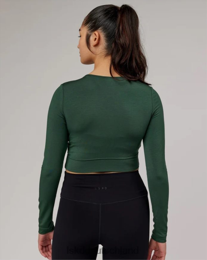 Frauen LSKD eingewickeltes LS-T-Shirt - Pineneedle Bekleidung VD2NLV333