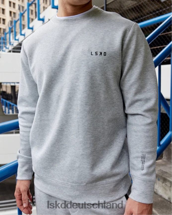 Männer LSKD Athlet ForgedFleece-Pullover – Hellgrau meliert Bekleidung VD2NLV1034