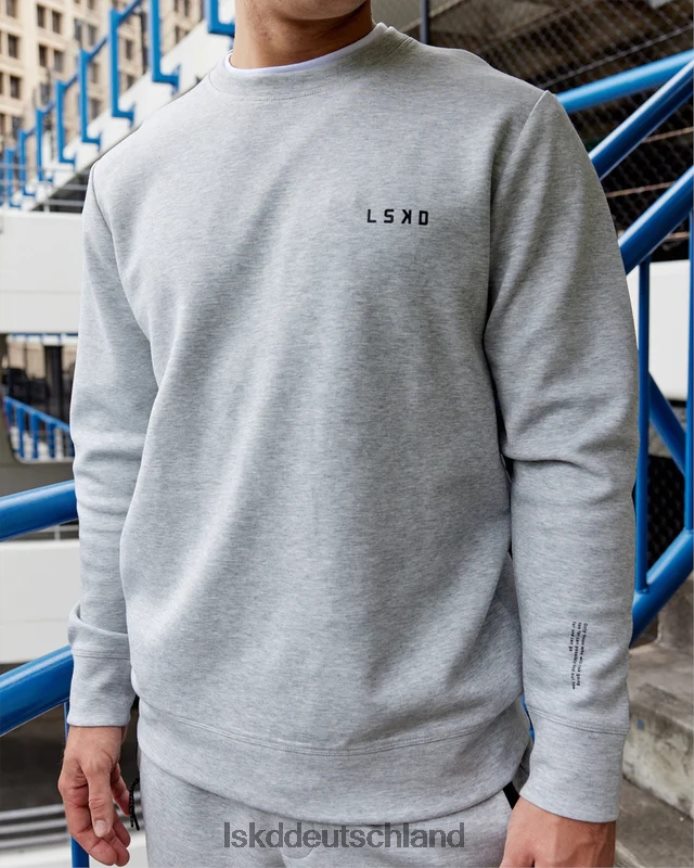 Männer LSKD Athlet ForgedFleece-Pullover – Hellgrau meliert Bekleidung VD2NLV1034