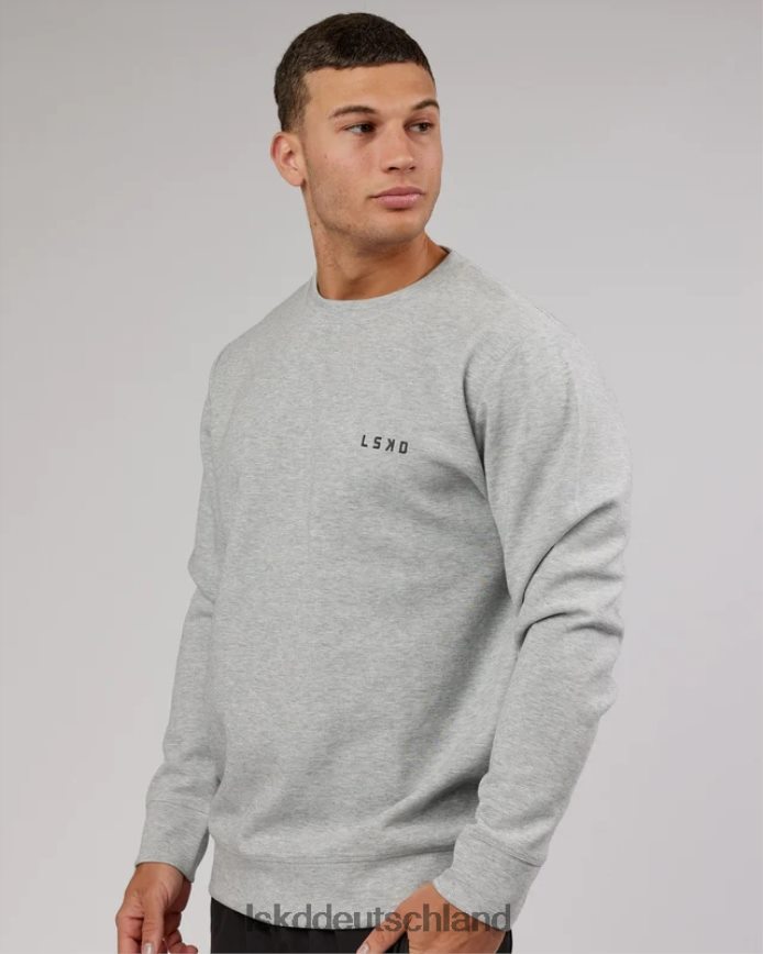 Männer LSKD Athlet ForgedFleece-Pullover – Hellgrau meliert Bekleidung VD2NLV1034