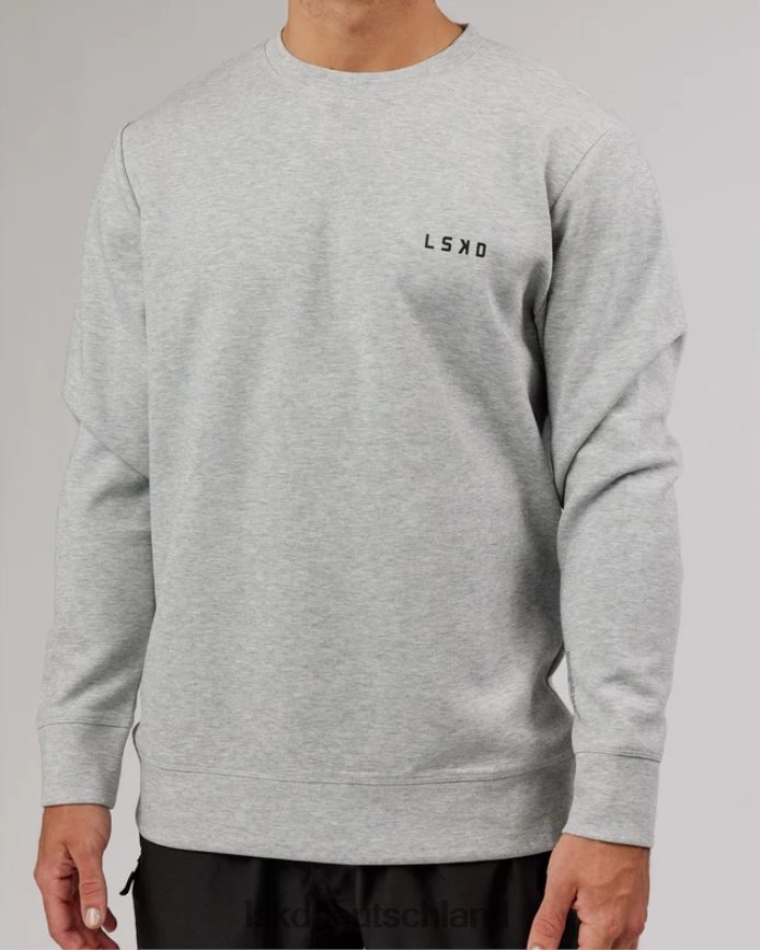 Männer LSKD Athlet ForgedFleece-Pullover – Hellgrau meliert Bekleidung VD2NLV1034