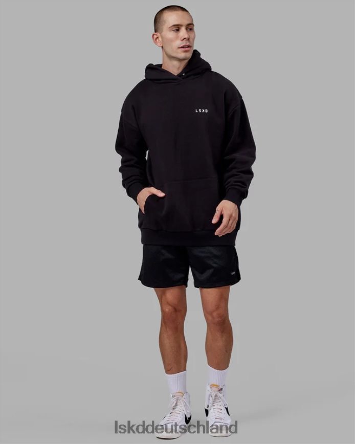 Männer LSKD Endeavor Kapuzenpullover in Übergröße – Schwarz Bekleidung VD2NLV1029