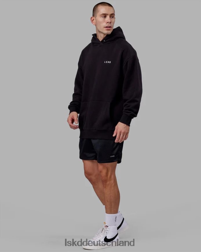 Männer LSKD Endeavor Kapuzenpullover in Übergröße – Schwarz Bekleidung VD2NLV1029