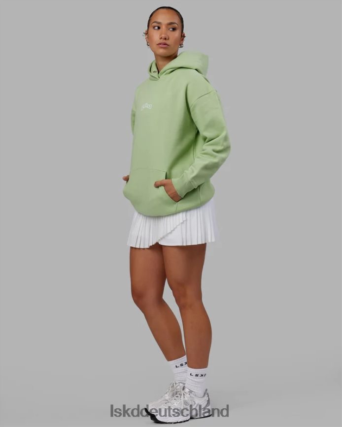Männer LSKD Mad Happy Kapuzenpullover in Übergröße – grüne Abb Bekleidung VD2NLV1031