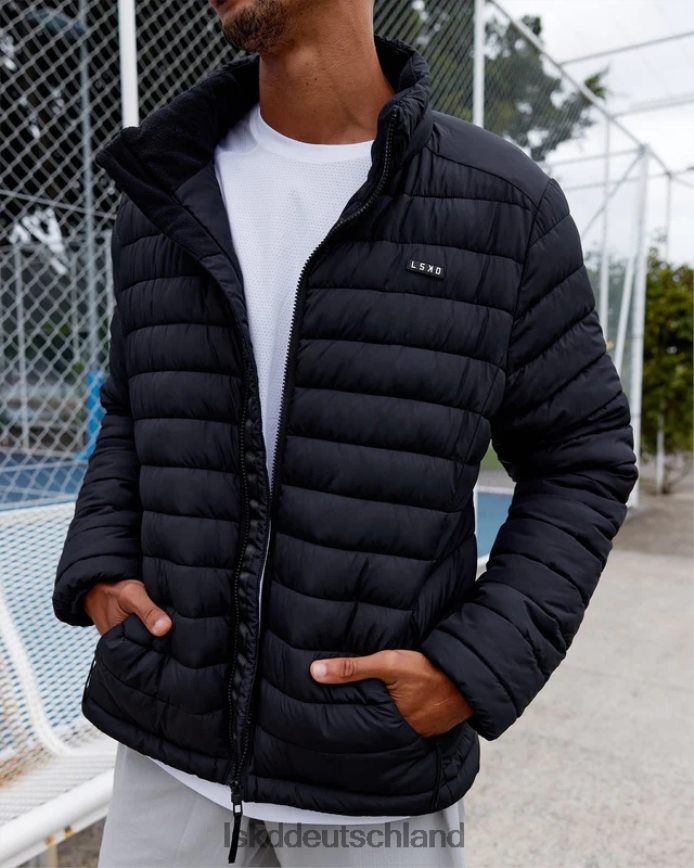 Männer LSKD Pufferjacke für den ganzen Tag – Schwarz Bekleidung VD2NLV1038