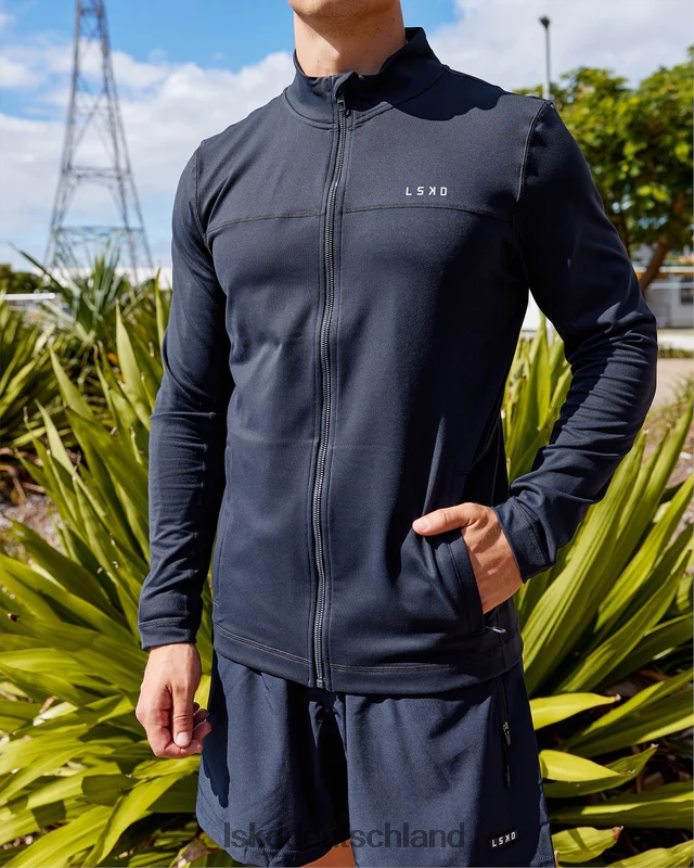 Männer LSKD Stride Performance-Jacke mit Reißverschluss – Marineblau Bekleidung VD2NLV1044