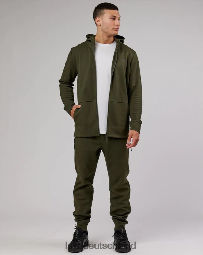 Männer LSKD Athlet ForgedFleece-Jogger mit Reißverschluss – Waldnacht Bekleidung VD2NLV1142
