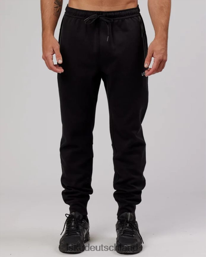 Männer LSKD Athlet ForgedFleece-Jogginghose mit Reißverschluss – Schwarz Bekleidung VD2NLV1139